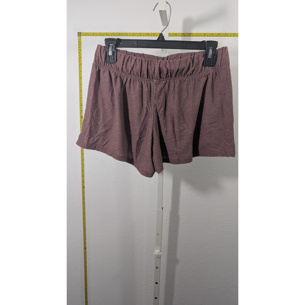 Jockey Generation Womens‎ Small Mauve Heathered Knit Lounge Sleep Shorts Pockets